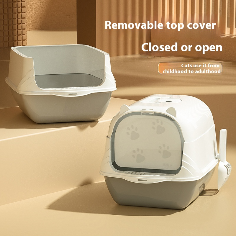 Enclosed Cat Litter Box