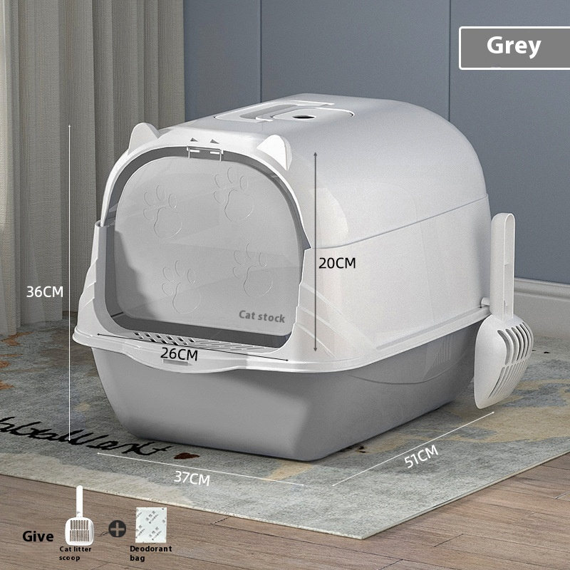 Enclosed Cat Litter Box