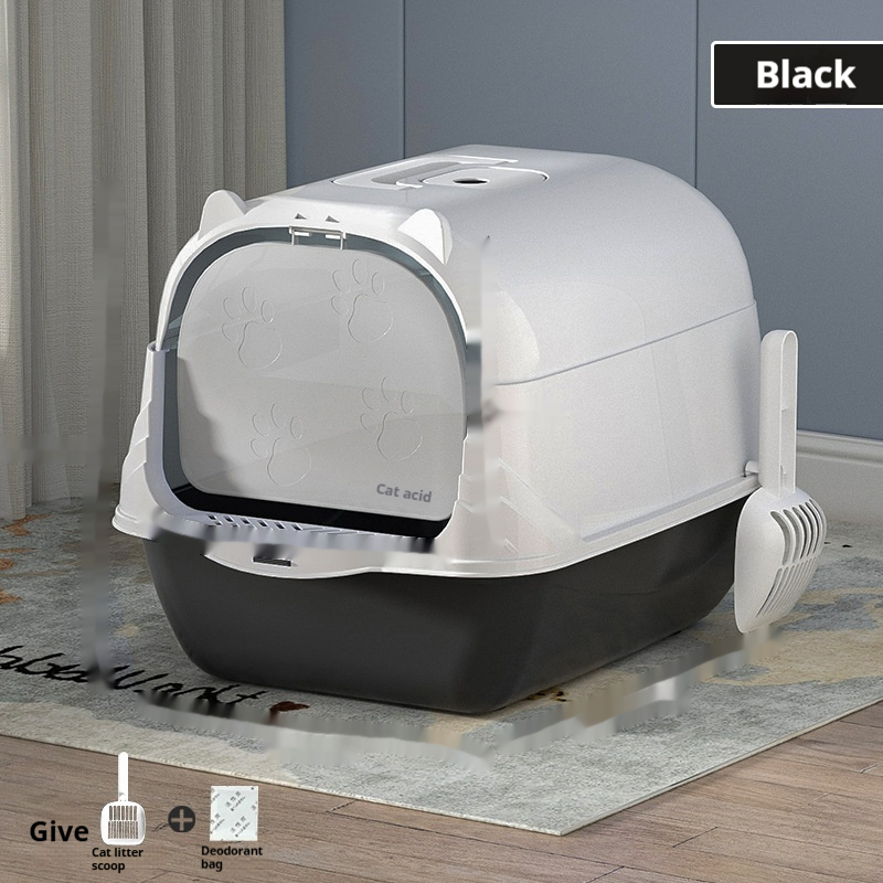 Enclosed Cat Litter Box